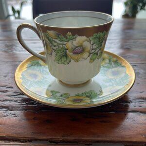 Vintage Coalport Floral Cup & Saucer